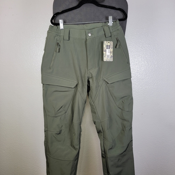 CQR Tactical Pants Winter Use Insulated Green Men's Size M - Picture 1 of 8